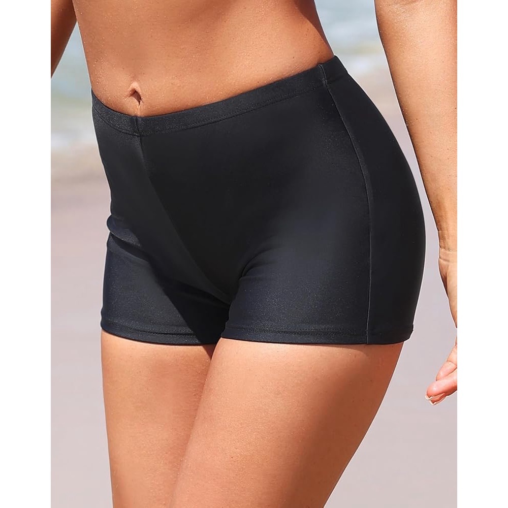 Yonique Black Women's Swim Shorts